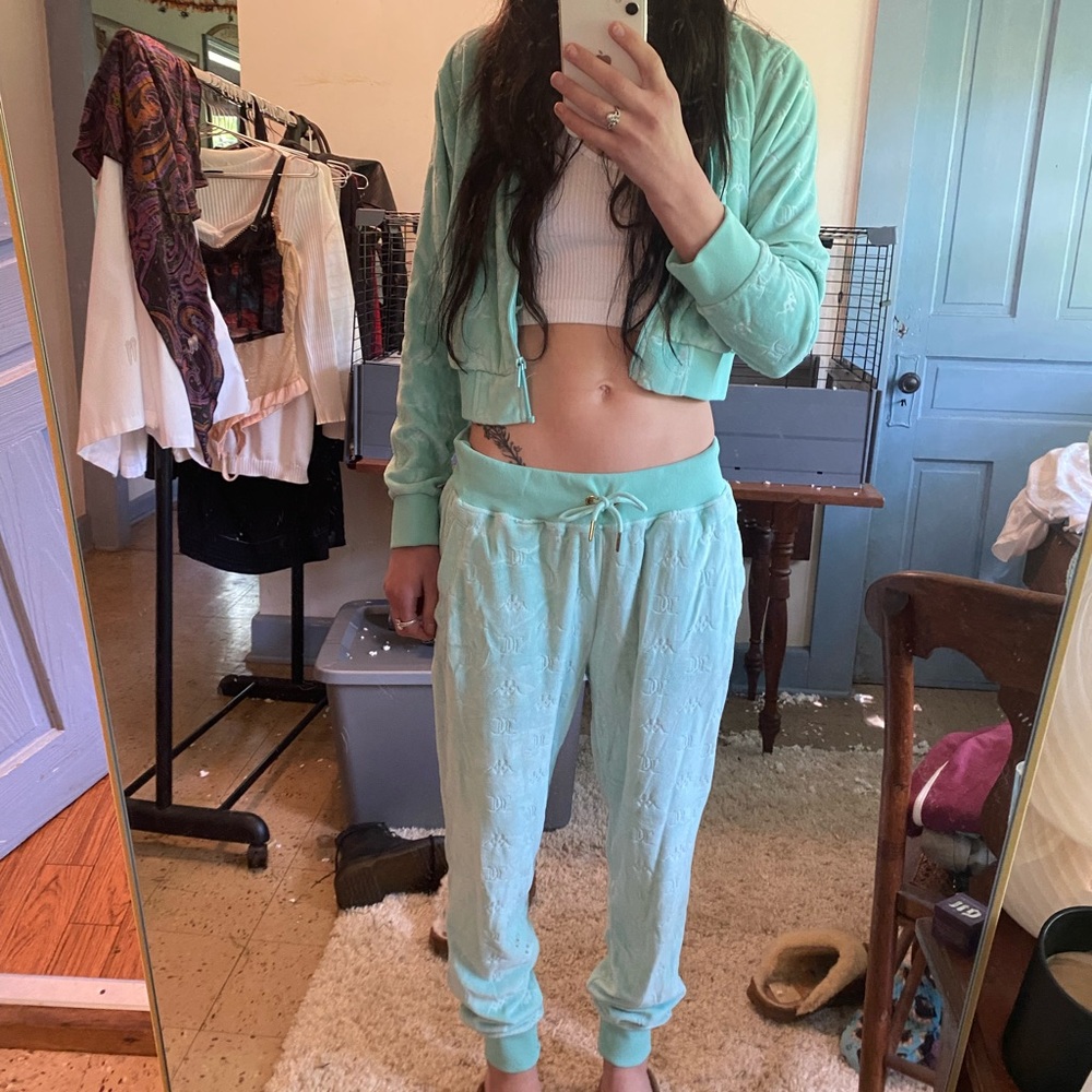 juicy couture x kappa sweat suit